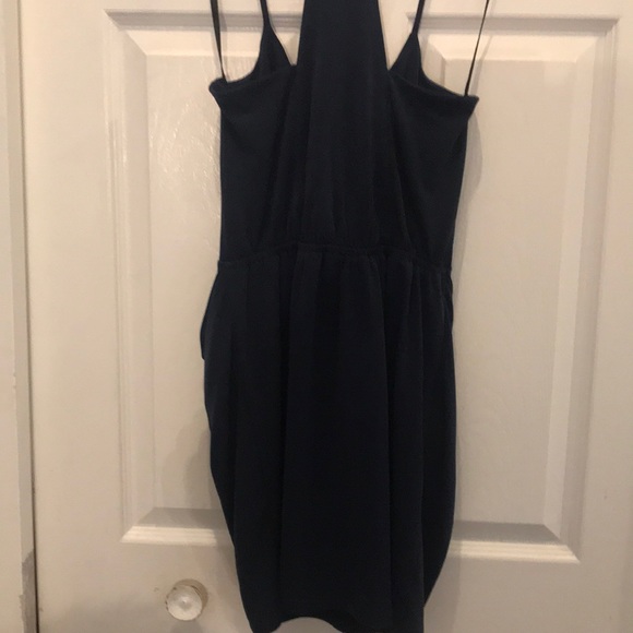 BCBGeneration Navy tulip hem dress size xs - Picture 7 of 7